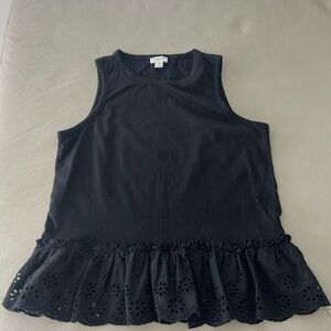 J. Crew Black Top